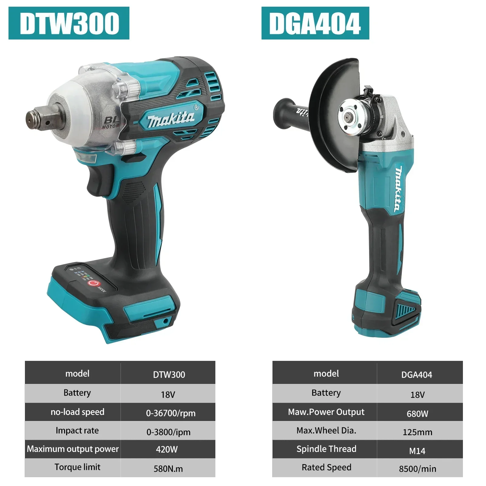 For Makita DTW300 Or DGA404 Co - Makita Drill Dtw300 ulasan dan harga