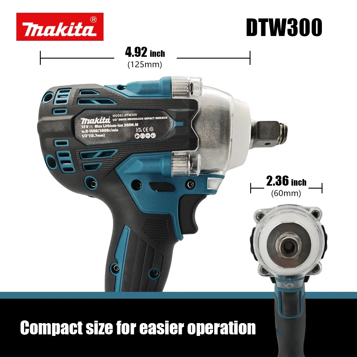 For Makita 18V Battery DTW300  - Makita Drill Dtw300 ulasan dan harga