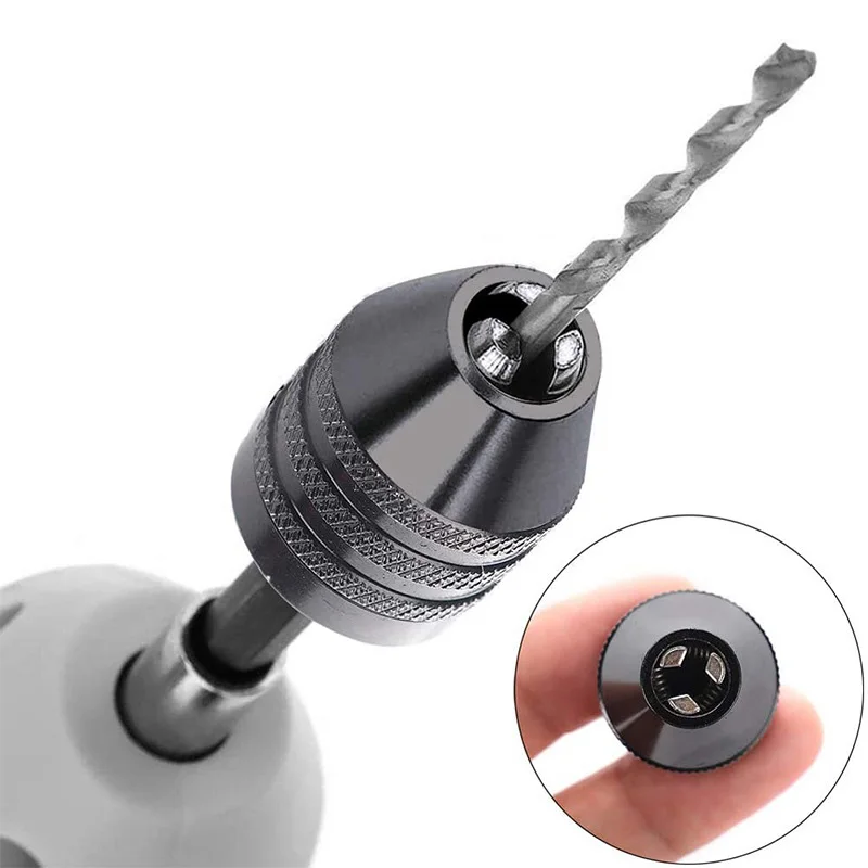 Mini Keyless Drill Chuck 0.3-8 - Power Xchange Tools ulasan dan harga
